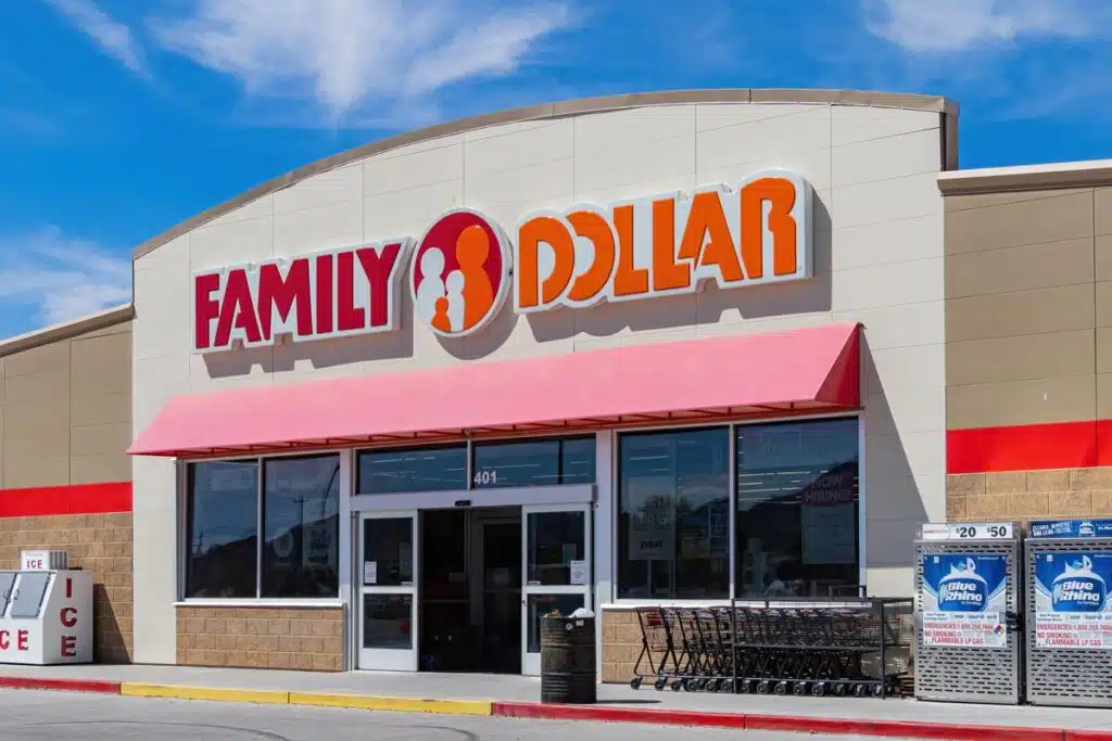 Exterior of Family Dollar, representing the Family Dollar settlement