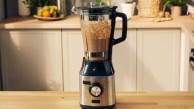 A blender on a kitchen table, representing the SharkNinja lawsuit.