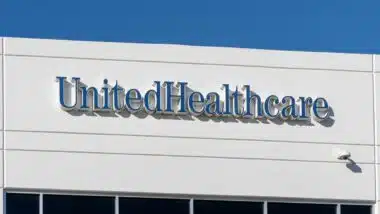 Close up of UnitedHealthcare signage, representing the UnitedHealthcare settlement.