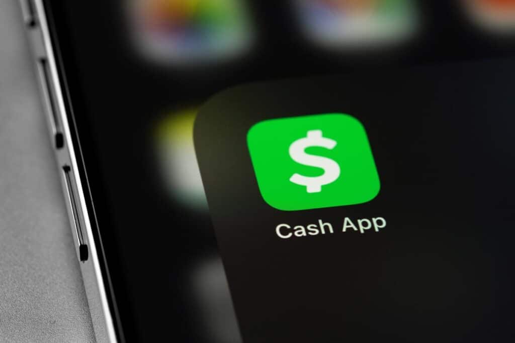 Cash App app logo on a mobile screen, representing the CashApp fine.