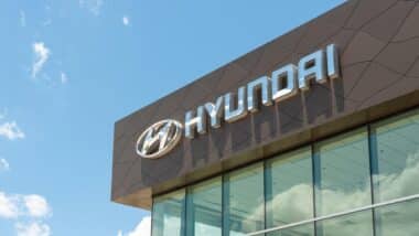 Hyundai dealership signage, representing the Hyundai and Kia fuel systems class action.