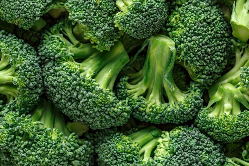 Close up of broccoli, representing the broccoli recall.