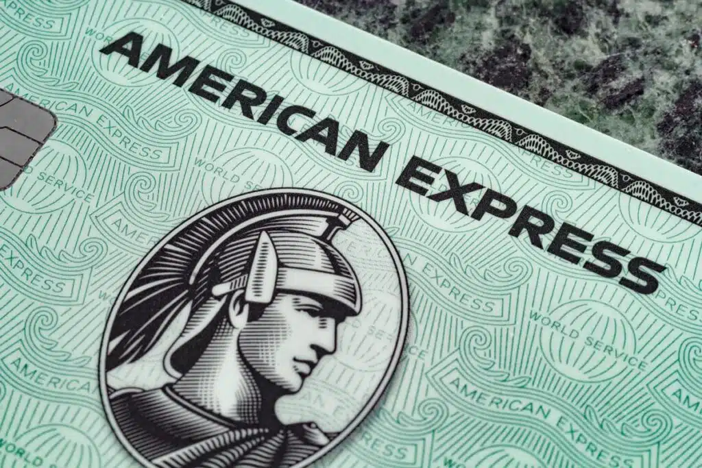 Close up of an American Express bank card, representing the American Express settlement.