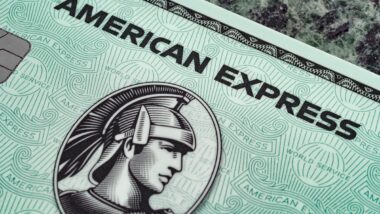 Close up of an American Express bank card, representing the American Express settlement.