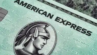 Close up of an American Express bank card, representing the American Express settlement.