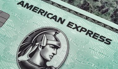 Close up of an American Express bank card, representing the American Express settlement.