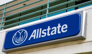Close up of Allstate signage, representing the Allstate lawsuit.