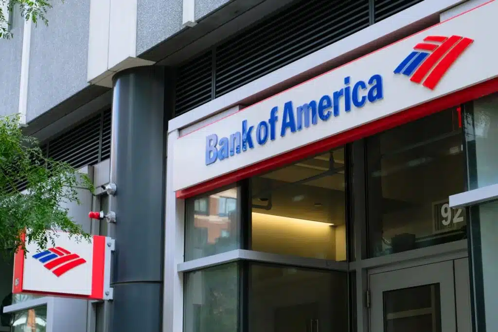 Bank of America storefront, representing the Bank of America class action.