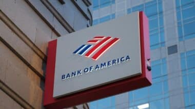 Close up of Bank of America signage, representing the Bank of America class action.