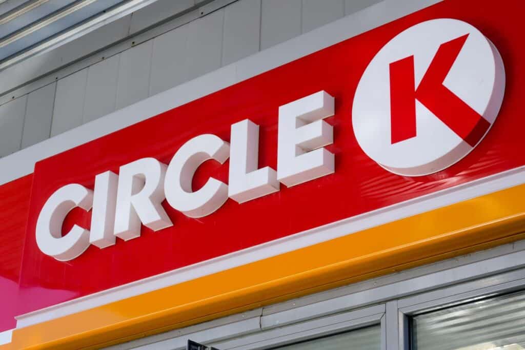 Close up of Circle K signage, representing the Circle K class action.