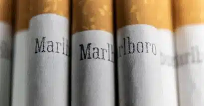 Close up of Marlboro cigarettes, representing the Philip Morris settlement.
