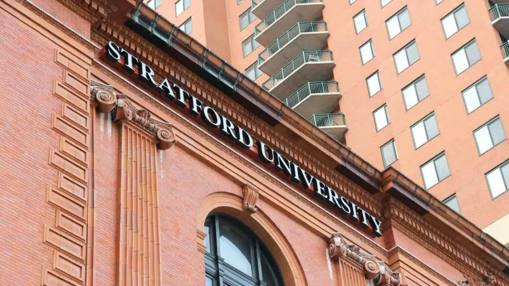 Stratford University in Baltimore.