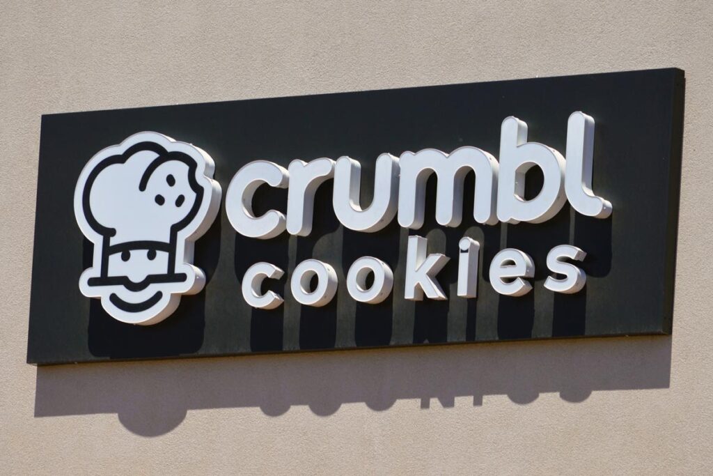 Crumbl Cookies signage, representing the Crumbl class action.