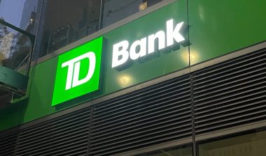 TD Bank sign on building