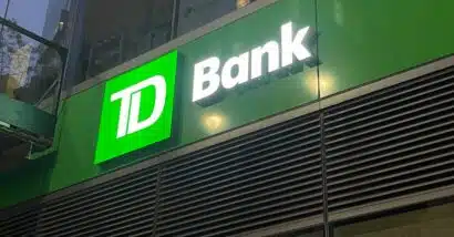 TD Bank sign on building