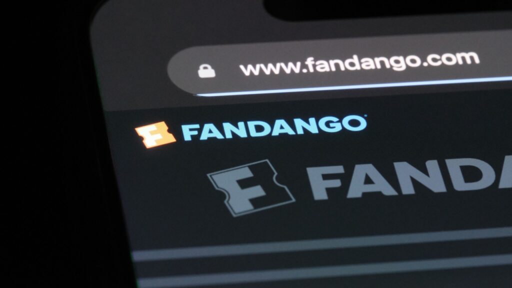 Fandango Media company brand logo on website
