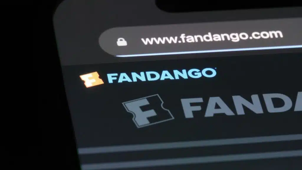 Fandango Media company brand logo on website