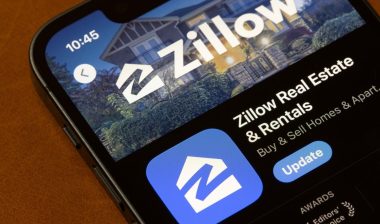 Zillow Real Estate and Rentals app is seen in the App Store on an iPhone.