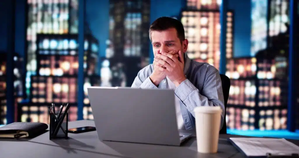 Business Computer Malware Privacy Breach. Data Hacked