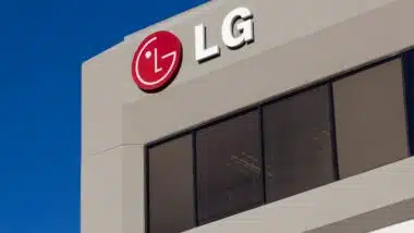 The LG logo seen at South Korean multinational electronics company LG Electronics Inc.'s campus in San Jose, California.