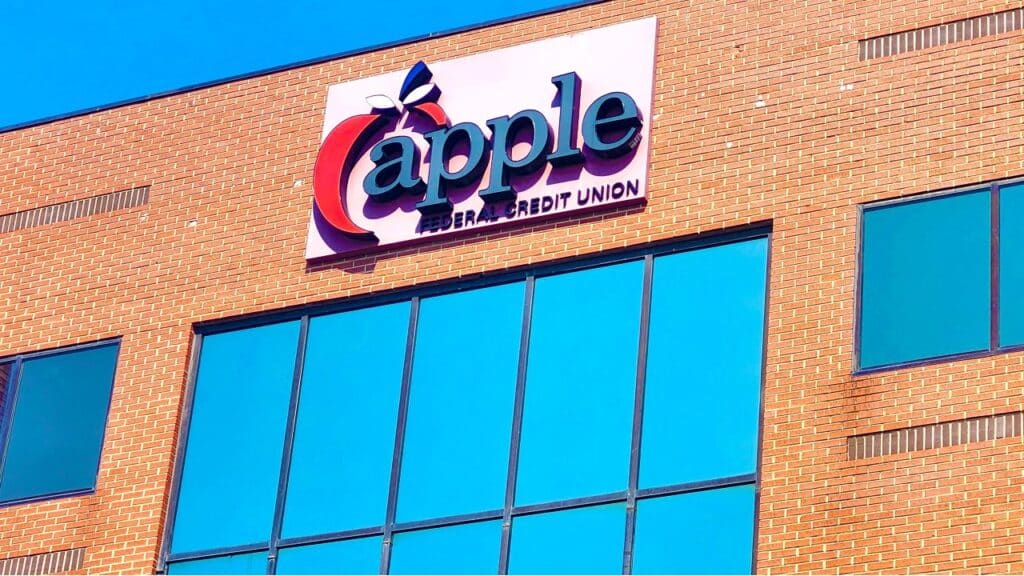 Apple Federal Credit Union Sign
