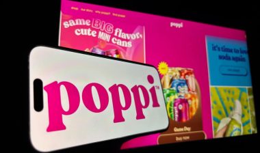 Poppi is a prebiotic soda that contains apple cider vinegar, fruit juice, and agave inulin. It's marketed as a low-calorie, low-sugar alternative to traditional soda