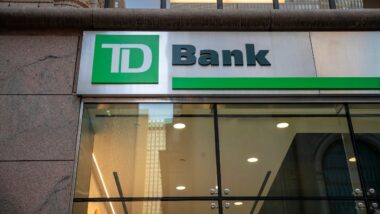 This image captures the exterior signage of a TD Bank branch, representing TD Bank Credit Card Cash Advances class action lawsuit.