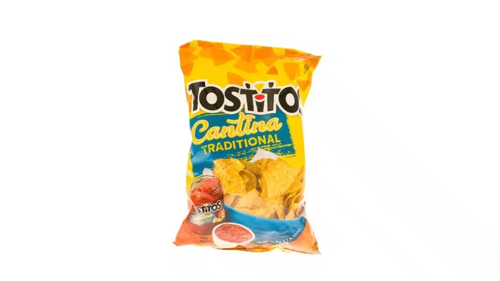 Bag of Totitos Cantina traditional chips.