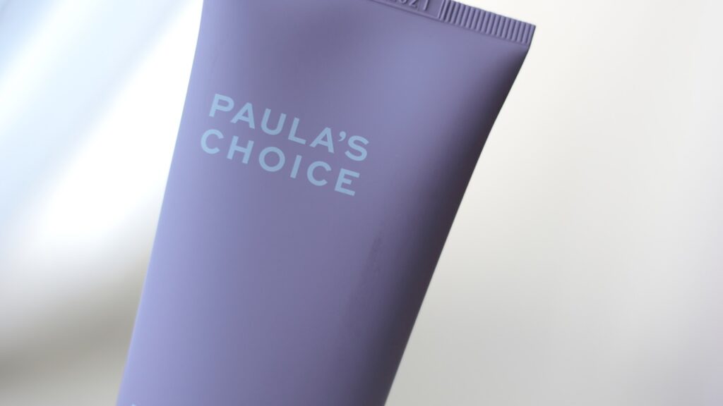 Closeup of Paula's Choice sunscreen.