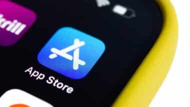 App Store icon on smartphone screen.