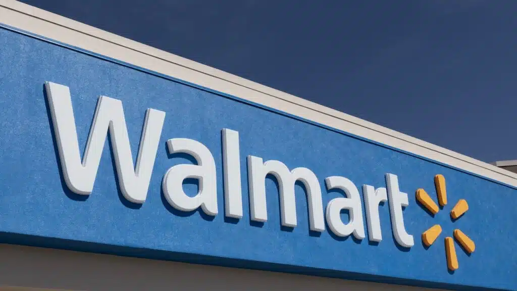 Walmart discount retailer.