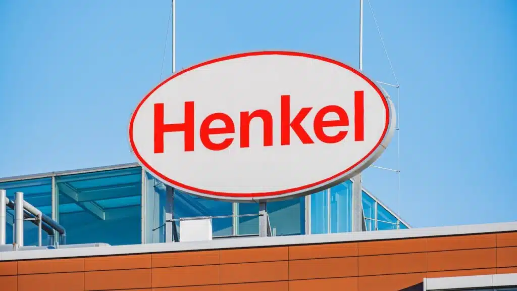 Logo of Henkel, German multinational chemical and consumer goods company