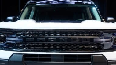 Ford Bronco sport presented at the 2025 Canadian International AutoShow.