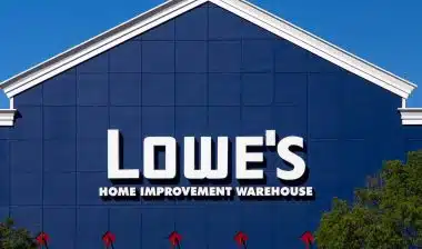 Lowe's Home Improvement Warehouse exterior.