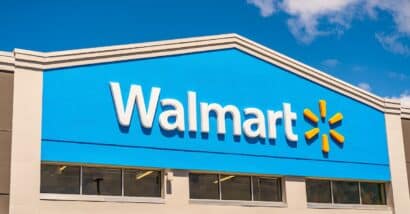 Walmart store exterior.