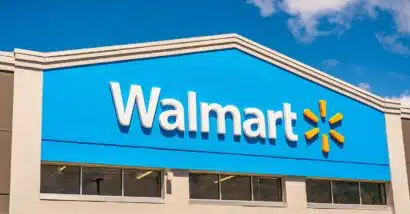 Walmart store exterior.