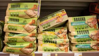 A new class action lawsuit alleges The Kroger Co. falsely advertises its Abound brand of dog food as containing no artificial preservatives.