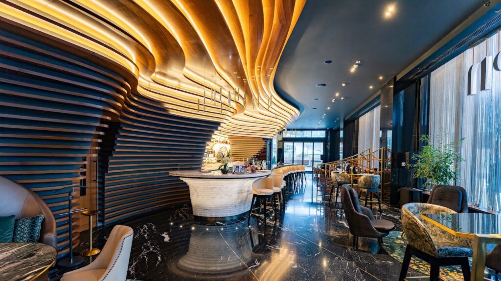 Interior of Ritz Carlton Hotel