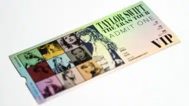 Taylor Swift Eras Tour VIP collectable ticket