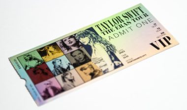 Taylor Swift Eras Tour VIP collectable ticket