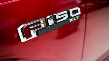 Logo of Ford F150 pick up truck