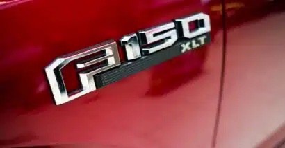 Logo of Ford F150 pick up truck