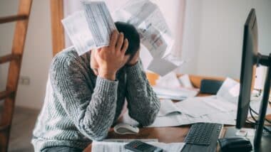 A man emotionally reacts to the increased costs