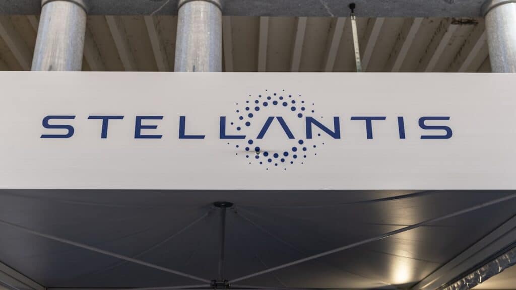 Stellantis logo, automotive innovation brand