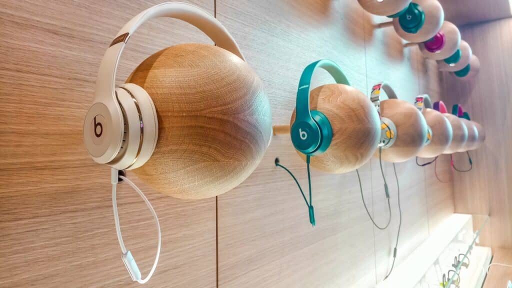 Beats headphones for user testing