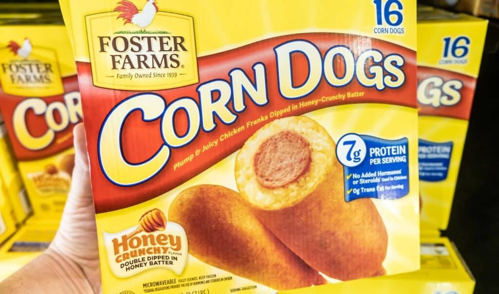Foster Poultry Farms recall, chicken corn dogs