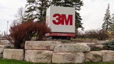 3M logo at its headquarters