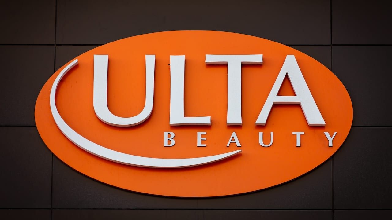 ULTA Beauty logo sign on the facade of the company store