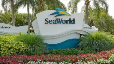 Entrance Sign for the SeaWorld