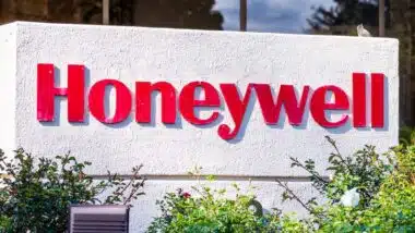 Honeywell logo displayed at their headquarters in Silicon Valley